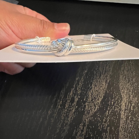 LC Lauren Conrad Silver Knot Bracelet - Picture 5 of 5